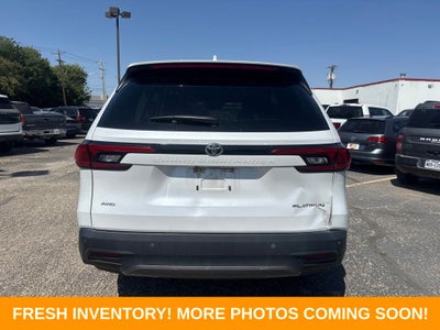2024 Toyota Grand Highlander Platinum
