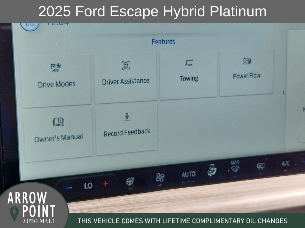2025 Ford Escape Hybrid Platinum