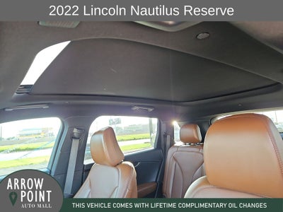 2022 Lincoln Nautilus Reserve