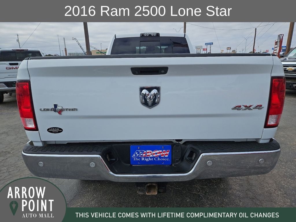 2016 RAM 2500 Lone Star