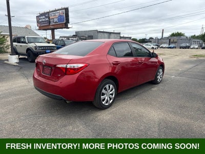 2016 Toyota Corolla LE