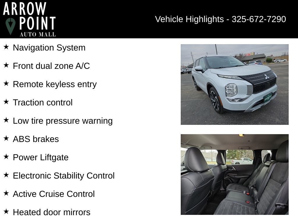 2024 Mitsubishi Outlander SE