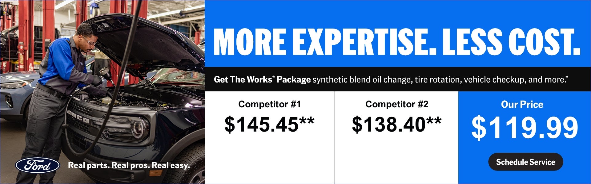 Compare Pricing on The Works and Save with Arrow Ford