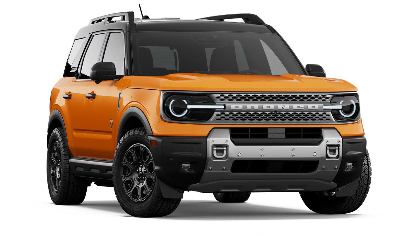 The bronco sport Badlands trim.