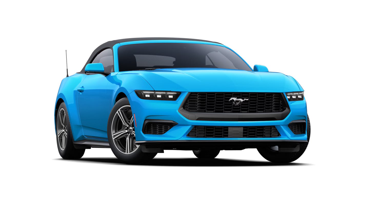 The ford mustang EcoBoost Convertible trim.