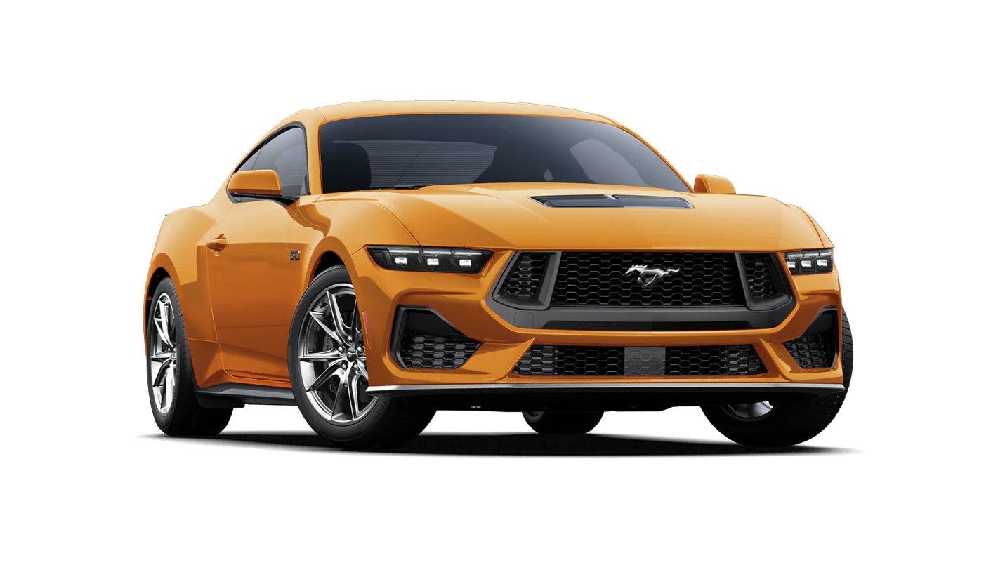 The ford mustang GT Premium Fastback trim.