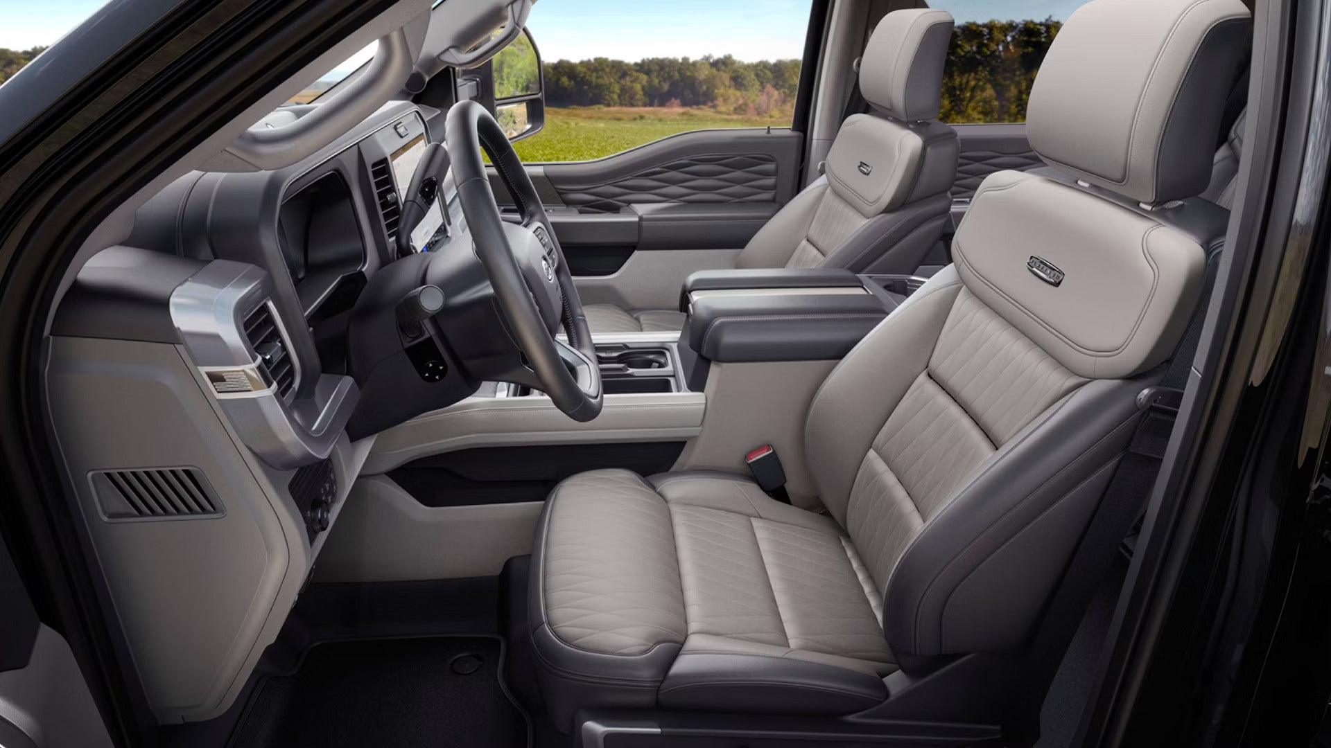 2027 Ford Super Duty interior comfort and cargo