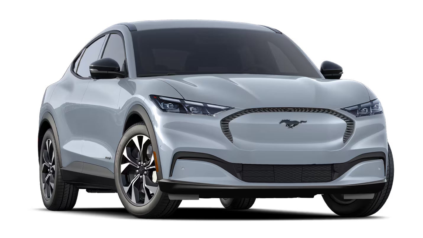 The mustang mach-e select trim.