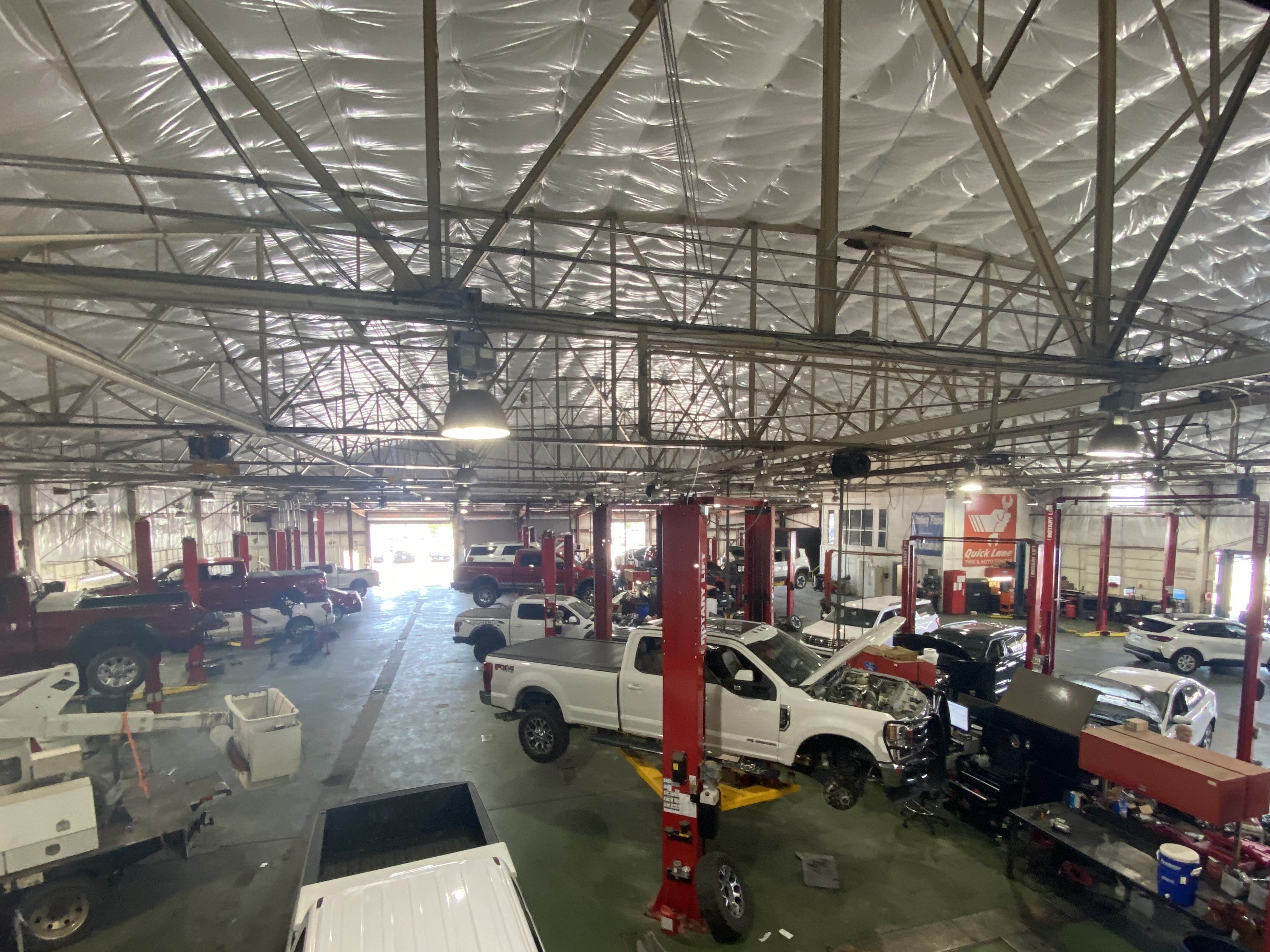 Interior of Arrow Service Department Pre-Renovation