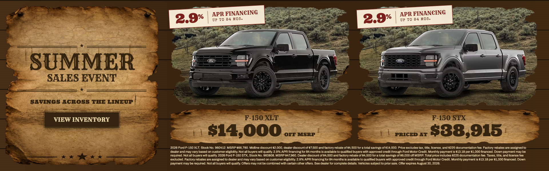 F-150 Deals at Arrow Ford in Abilene, TX