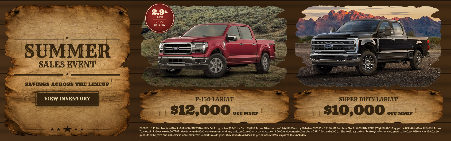 F-Series Deals at Arrow Ford in Abilene, TX